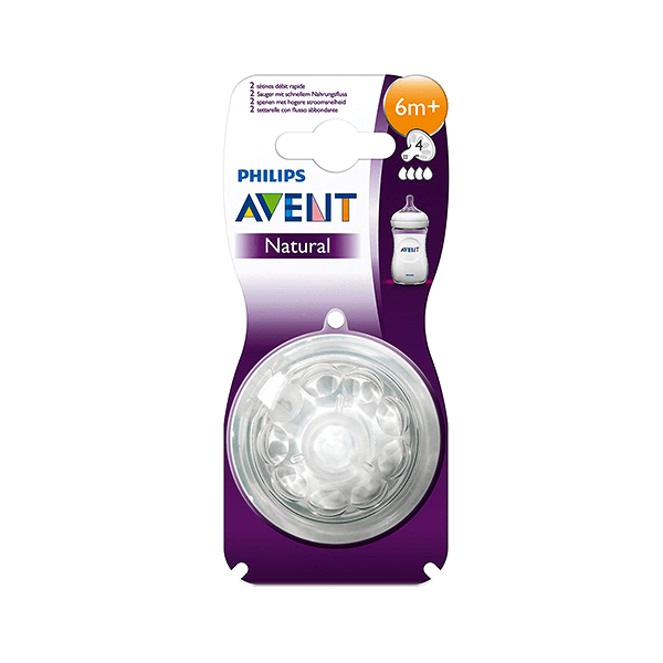 Avent (Scf654/27)Silicone Natural 6+ mo